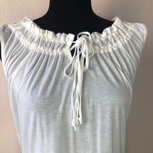 🔺SOLD🔻Kenar S NWT Top Blouse Shirt Slvless Cream